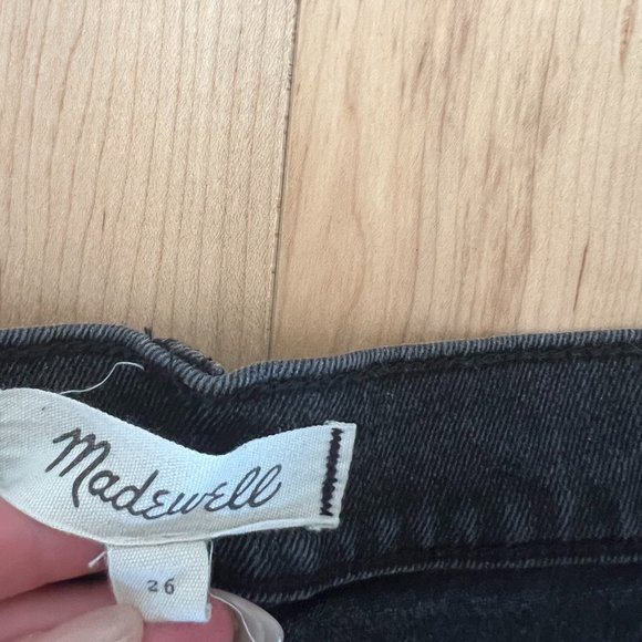 Madewell The Perfect Jean Short Black Size 26 Denim Shorts - Picture 2 of 2